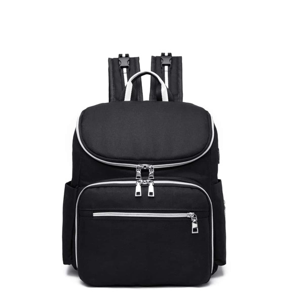 

Minimalist Large Capacity Backpack With Small Bag, Black