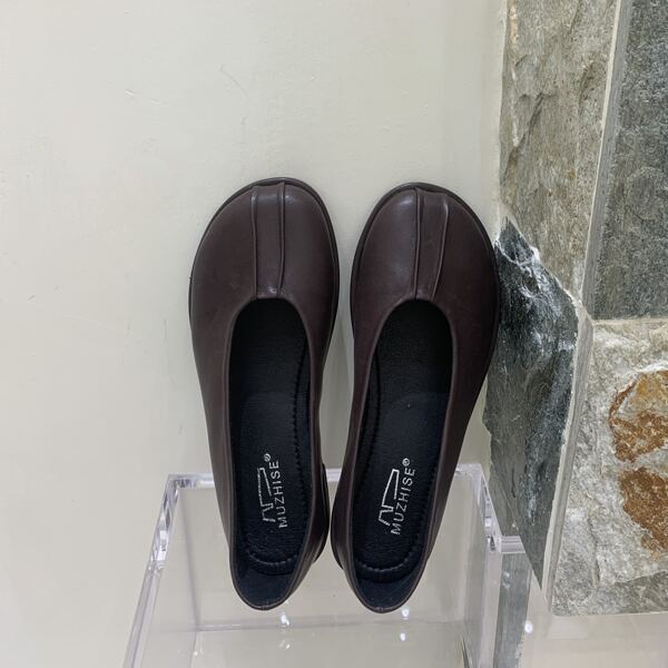 

Minimalist Ballet Flats, Chocolate brown
