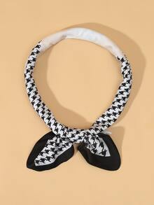 Houndstooth Print Bandana - Multicolor - View 2