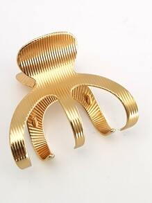 Alloy Hair Claw - Gold - View 1