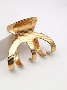Alloy Hair Claw - Gold - View 4