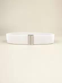 Cinturón de corsé elástico - Blanco - Ver 1