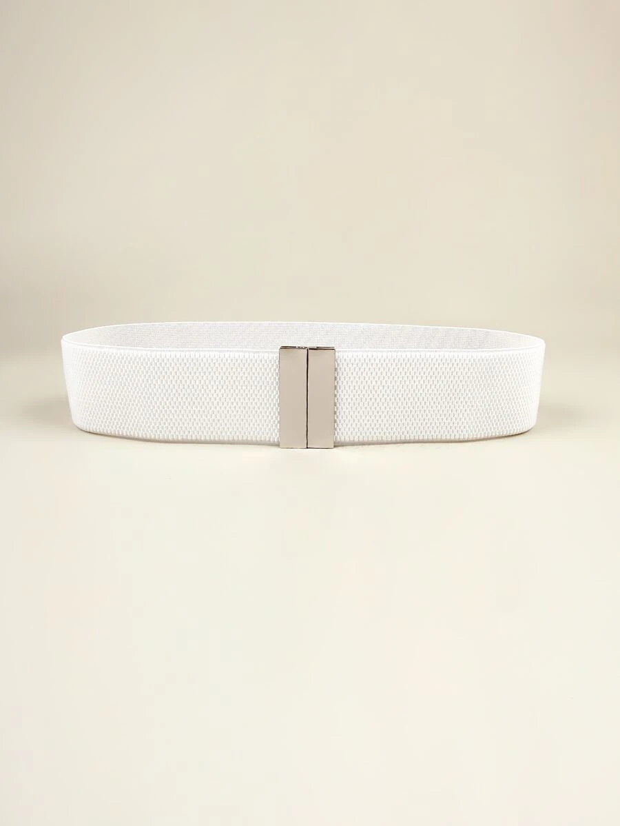 Cinturón de corsé elástico - Blanco - Ver 1