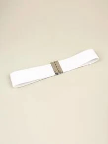 Cinturón de corsé elástico - Blanco - Ver 2