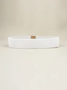 Cinturón de corsé elástico para verano, escuela, otoño, Halloween - Blanco - Ver 4