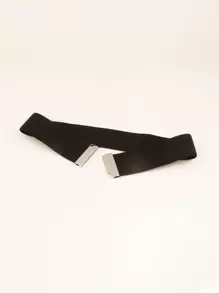 Metal Buckle Belt Halloween Summer, School - Black - View 4
