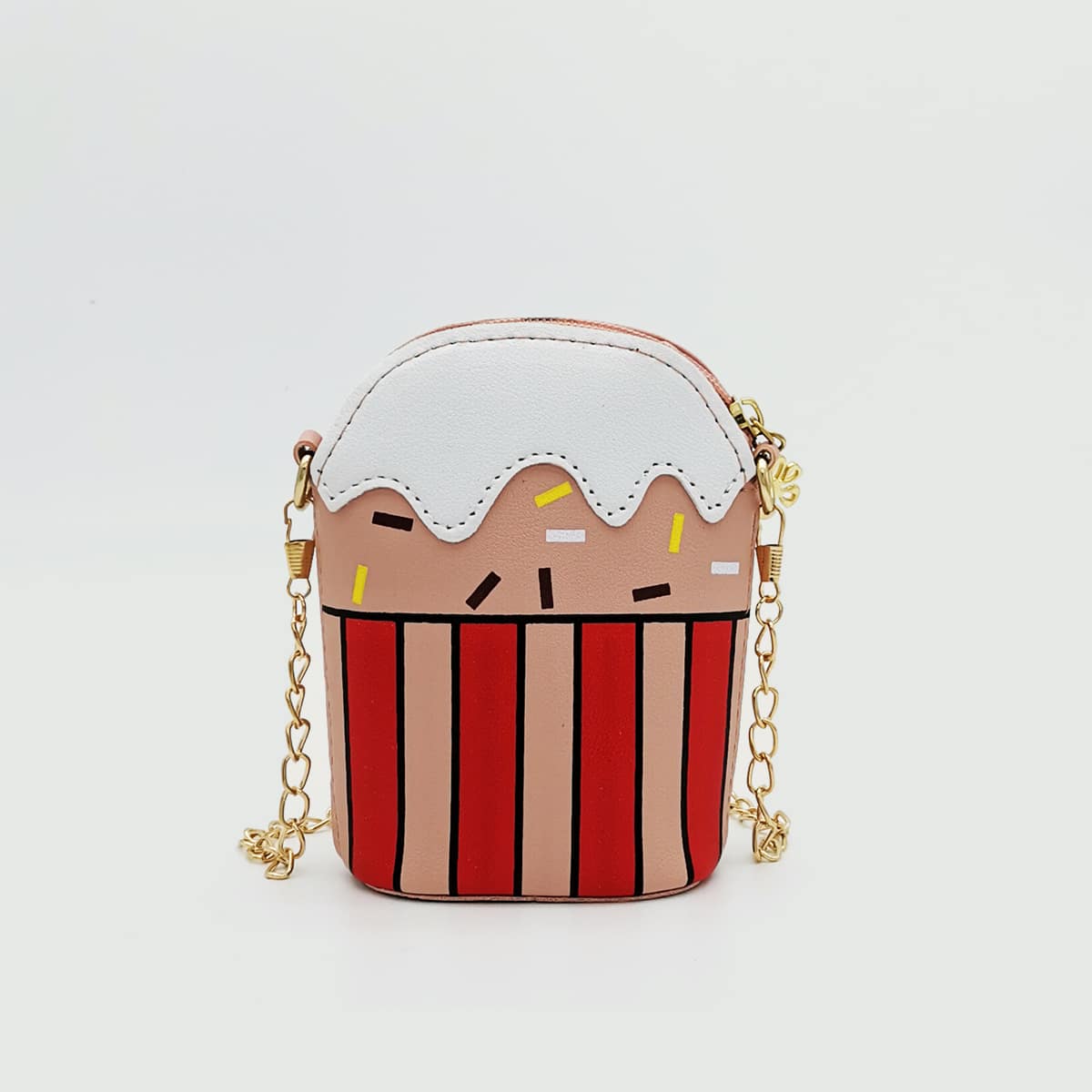 

Chain Strap Crossbody Bag, Pink
