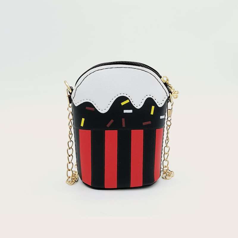 

Chain Strap Crossbody Bag, Black