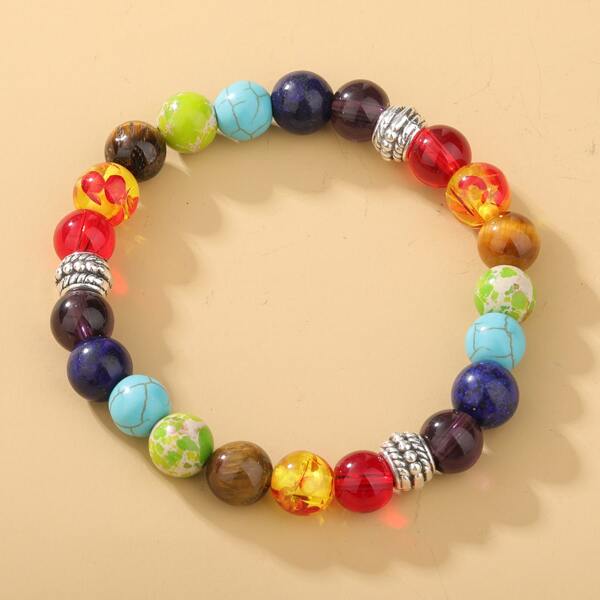 

Colorful Beaded Bracelet, Multicolor