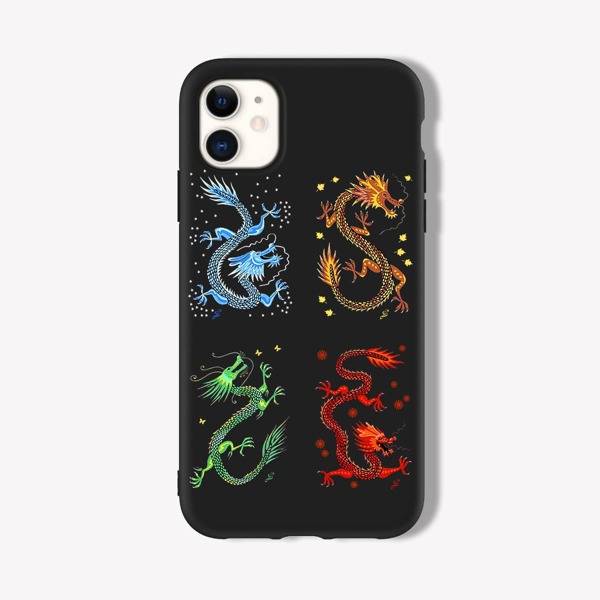 

Chinese Dragon Phone Case, Multicolor