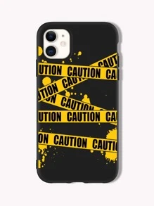 Funda para móvil con cinta con letra