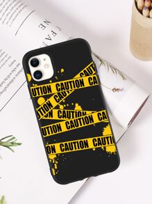 Funda para móvil con cinta con letra