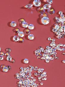 1 caja Decoración de uñas con diamante de imitación - Multicolor - Ver 4