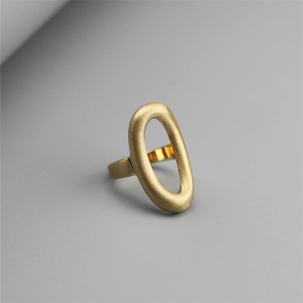 

Oval Decor Ring, Gold