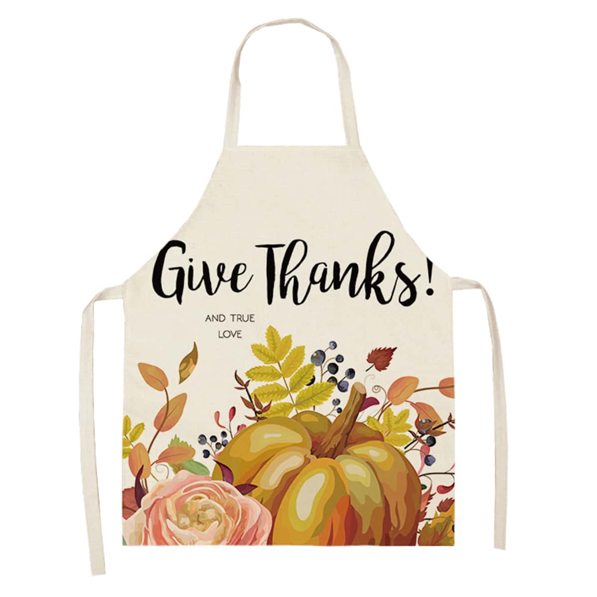 

Pumpkin Print Apron, Multicolor