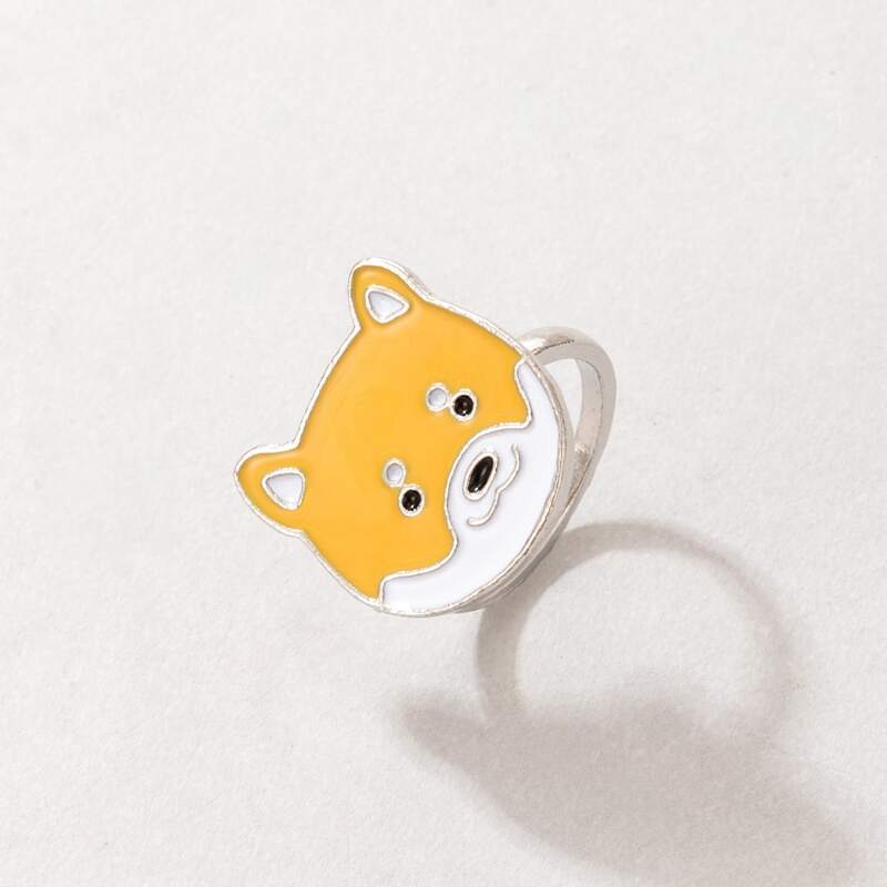 

Cartoon Dog Design Ring, Multicolor