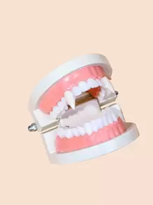 2 piezas Colmillo de vampiro falso - Blanco - Ver 3