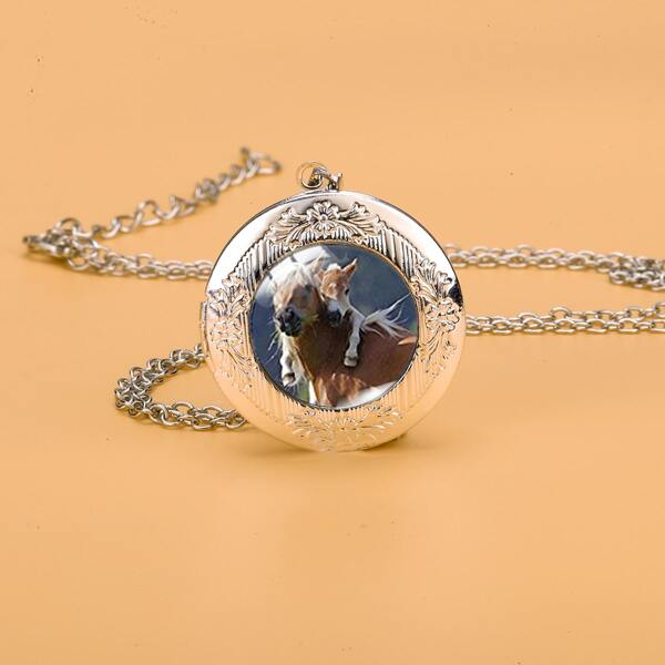 

Animal Pattern Necklace, Multicolor