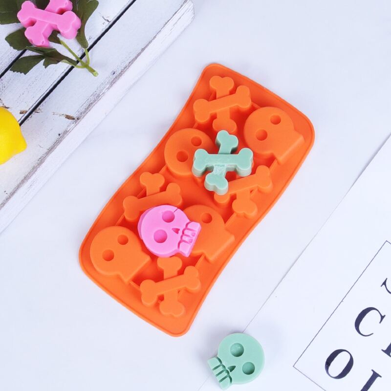 

1pc Halloween Ghost Chocolate Mold, Orange