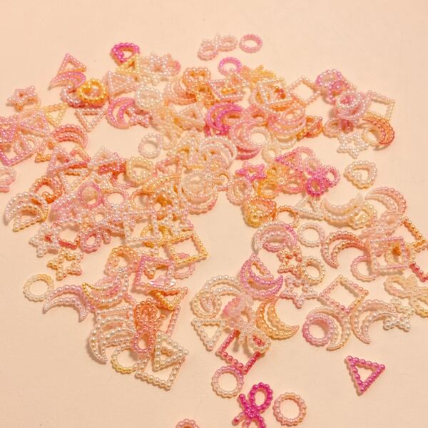 

180pcs Faux Pearl Decor DIY Jewelry Accessories, Multicolor