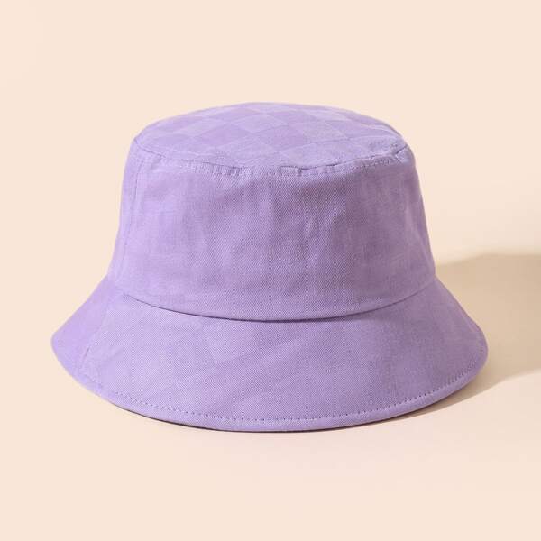 

Solid Bucket Hat, Purple