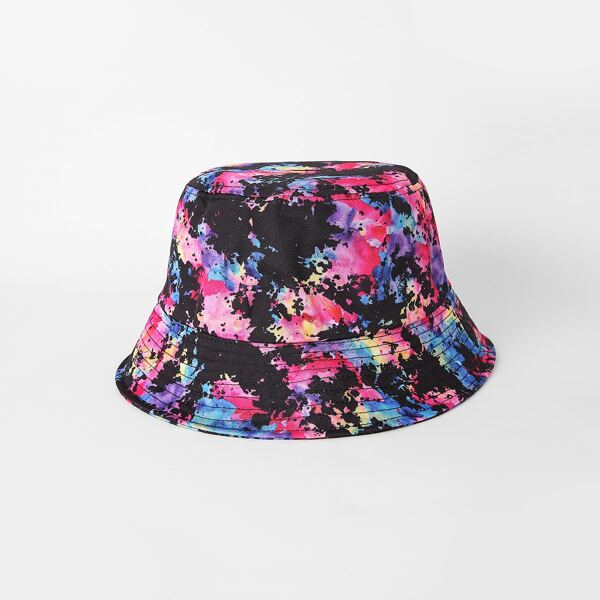 

Graphic Print Bucket Hat, Multicolor