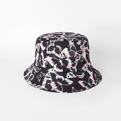 Butterfly Print Bucket Hat