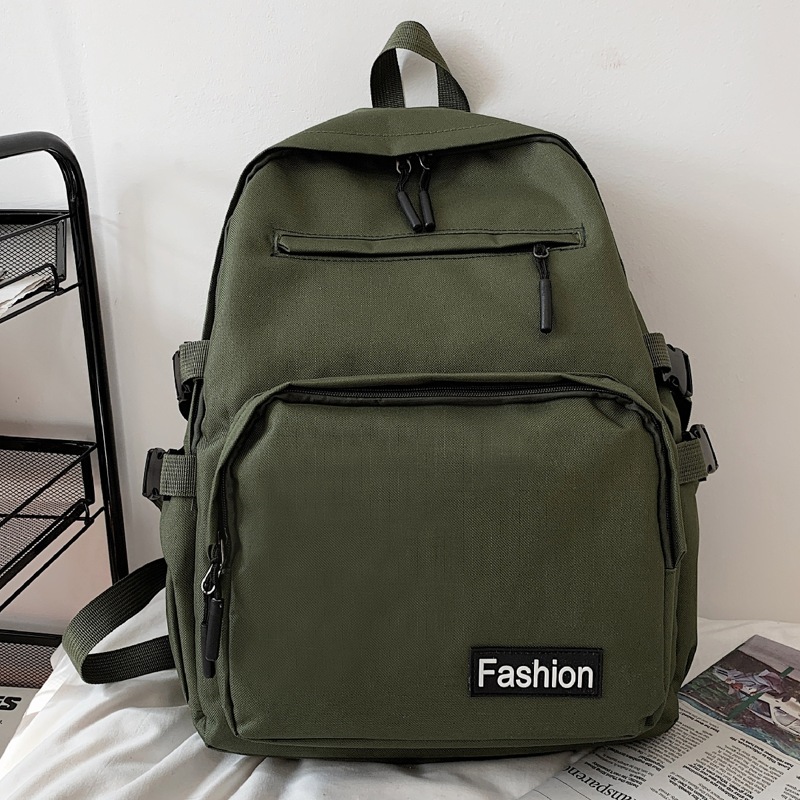 

Pocket Front Backpack, Green