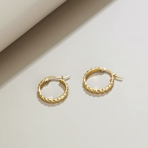 

Simple Hoop Earrings, Gold
