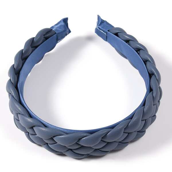 

Braided Solid Headband, Royal blue