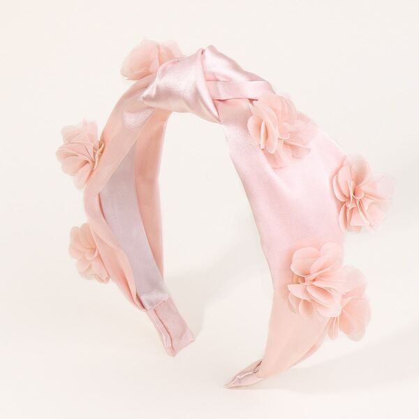 

Flower Decor Headband, Pink