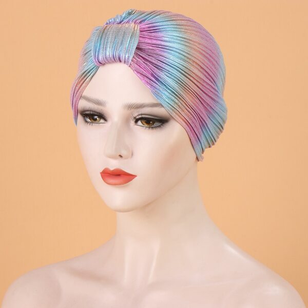 

Pleated Head Wrap, Multicolor
