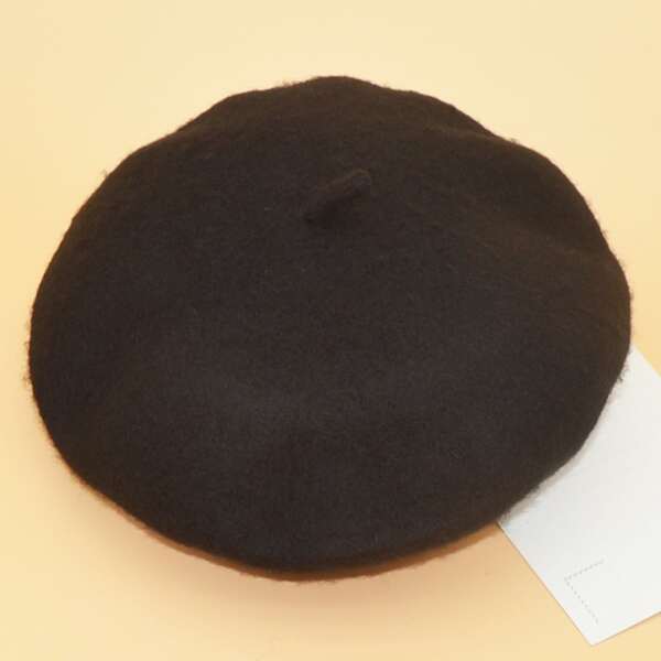 

Toddler Kids Solid Beret, Black