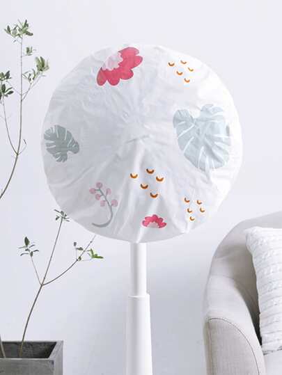 1 件叶子印花电风扇罩适用于学校、办公室、家庭、旅行、包、整理器、存储、返校用品