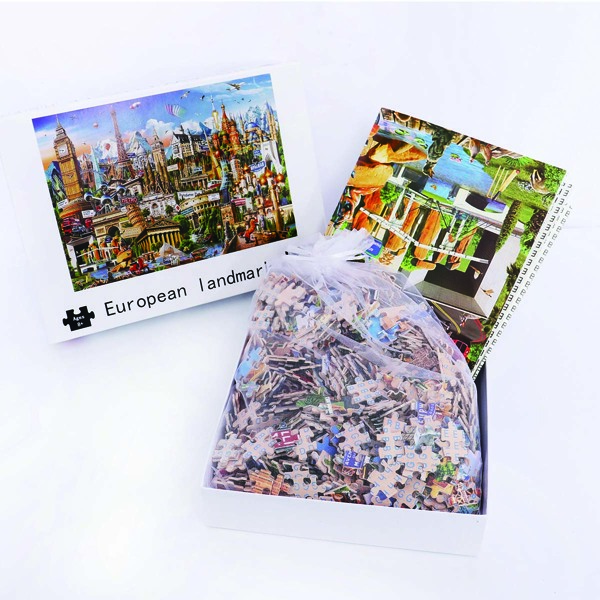 

Landscape Print Jigsaw Puzzle, Multicolor