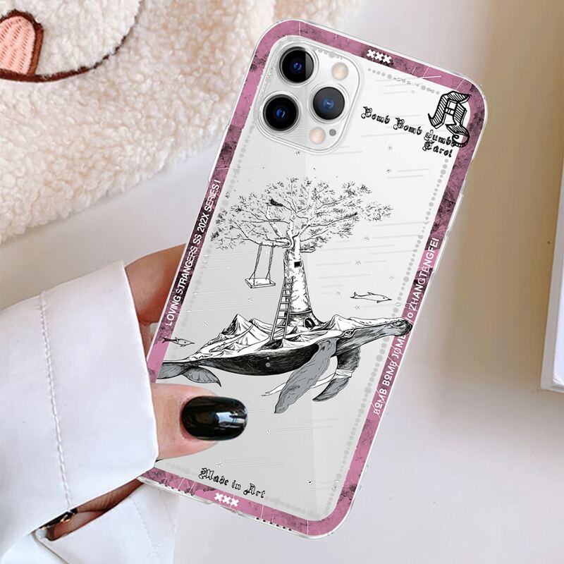 

Whale Pattern Phone Case, Multicolor