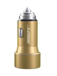 con 2 puertos Cargador de coche USB - Dorado - Ver 2