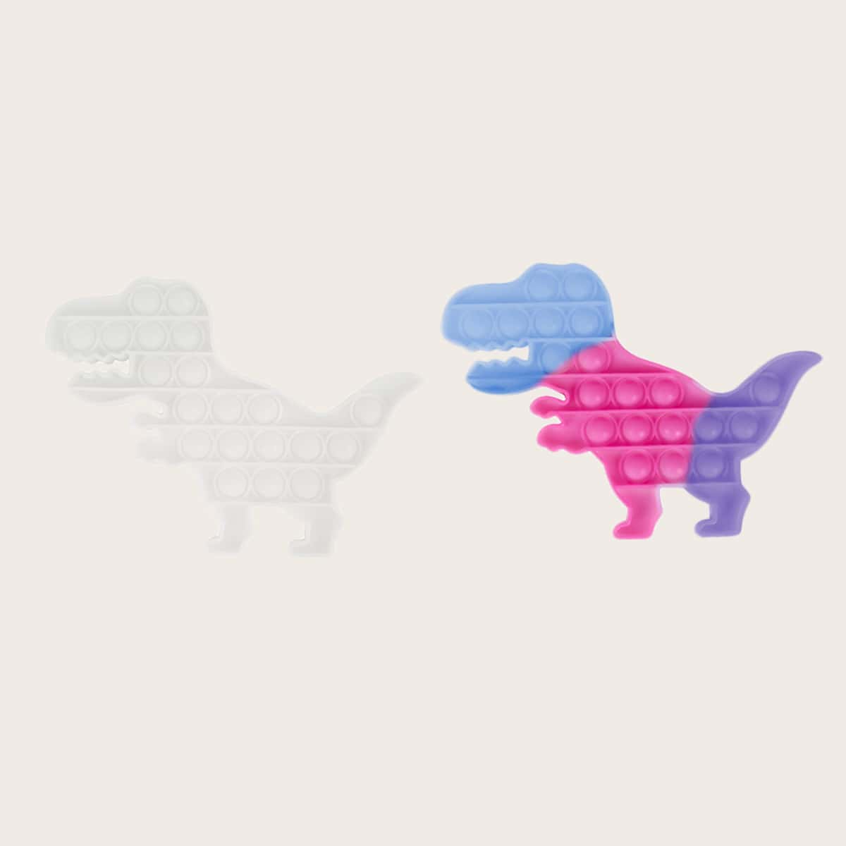 

1pc Dinosaur Push Pop Bubble, Multicolor