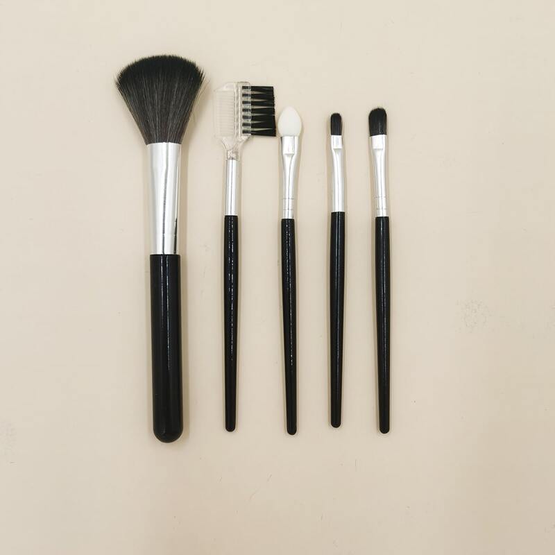 

5pcs Makeup Brush Set, Black