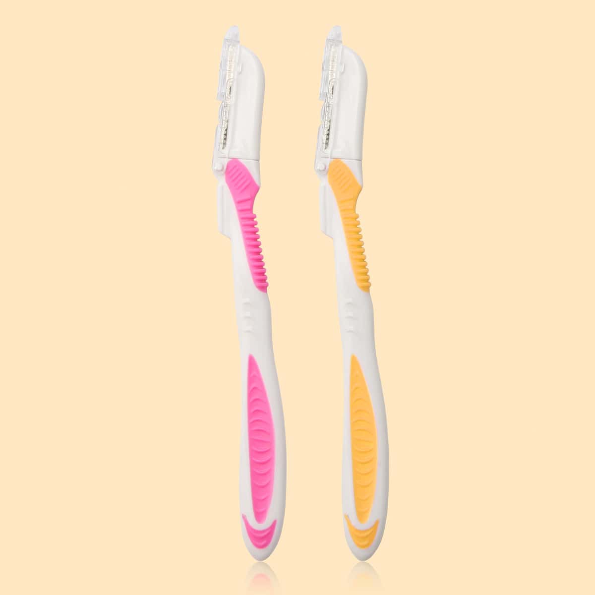

2pcs Eyebrow Trimming Knife, Multicolor
