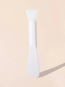 Mask brush, 1 piece of silicon glue mask brush, mask beauty tool soft silicone mask coating without brush
Mao body lotion and body butter application tool (white) - White - View 1
