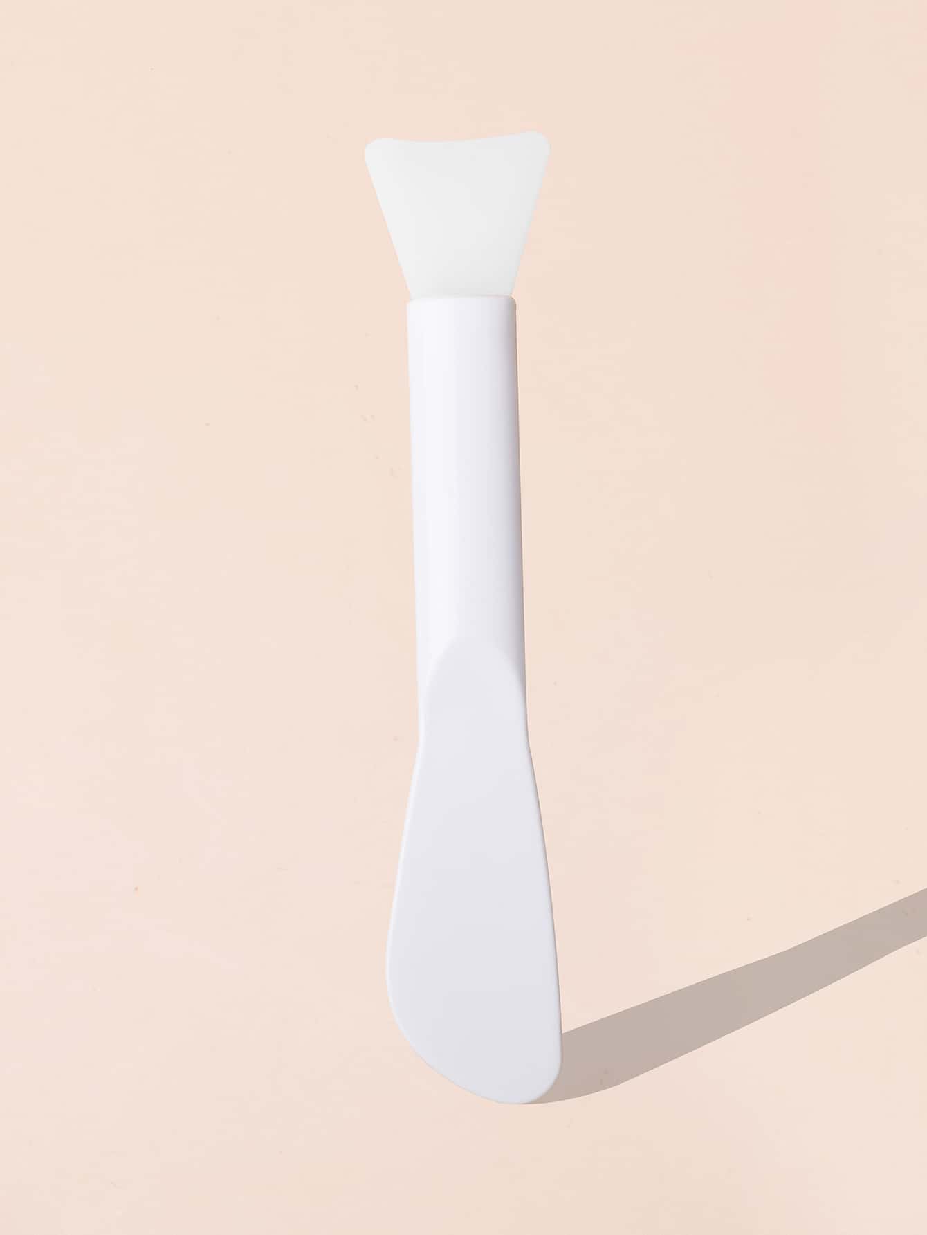 Mask brush, 1 piece of silicon glue mask brush, mask beauty tool soft silicone mask coating without brush
Mao body lotion and body butter application tool (white) - White - View 1