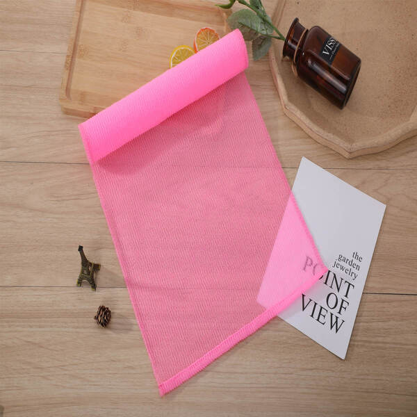 

1pc Plain Body Washing Cloth, Pink