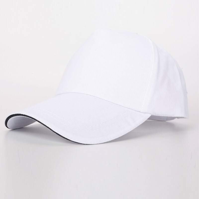 

Guys Solid Baseball Cap, White
