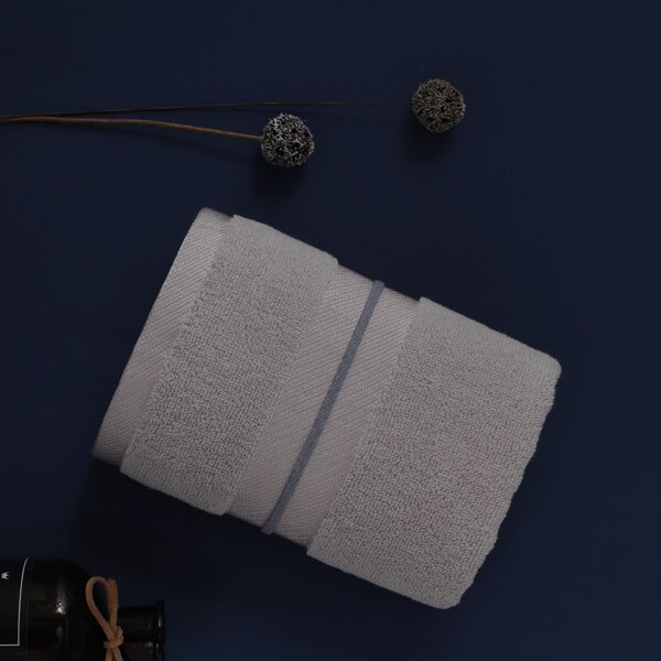 

1pc Cotton Face Towel, Light grey