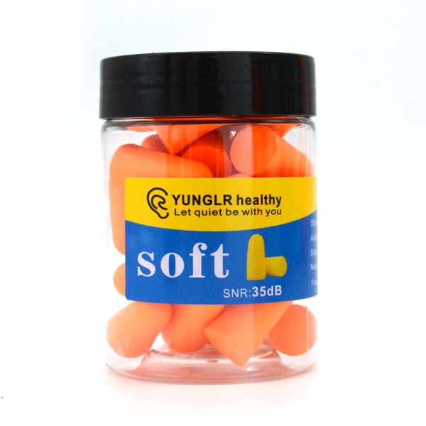 

30pcs Soundproof Earplugs, Orange