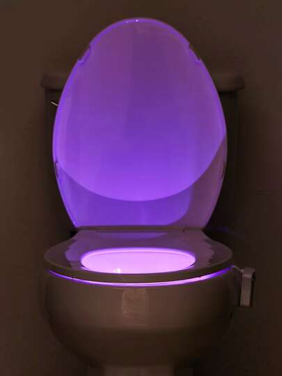 1pc Motion Activated Detection Toilet Night Light