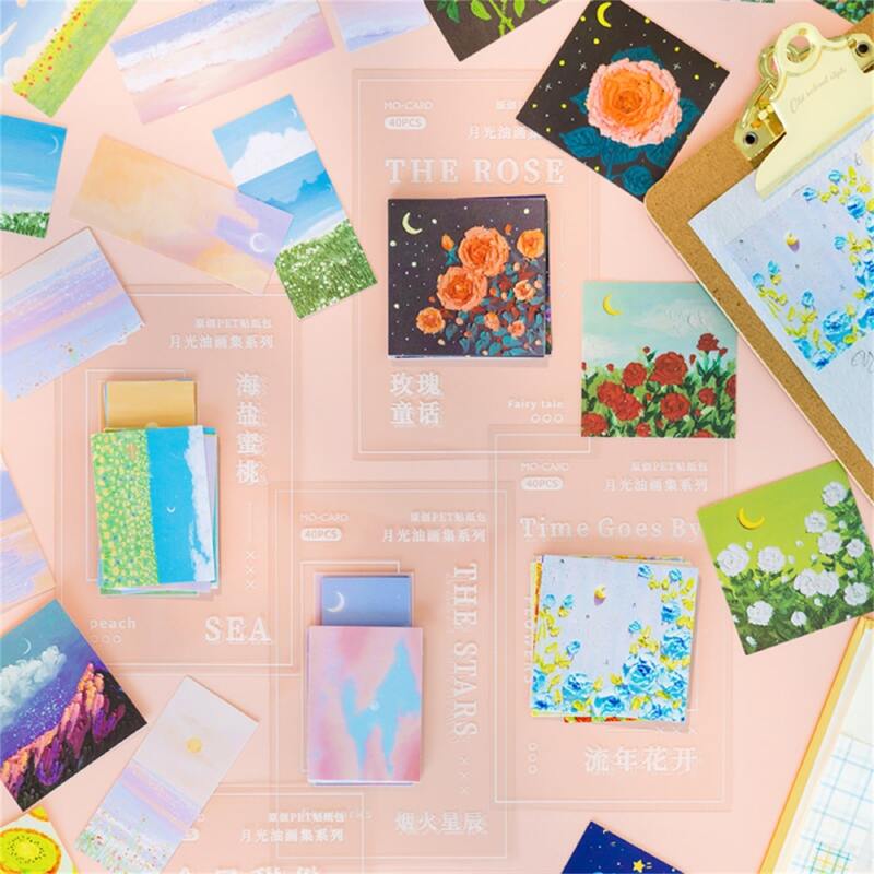 

40pcs Random Mixed Pattern Sticker, Multicolor