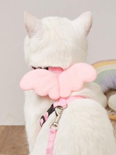 1pc Angel Wings Pet Harness Leash For Dogs Cats Puppies