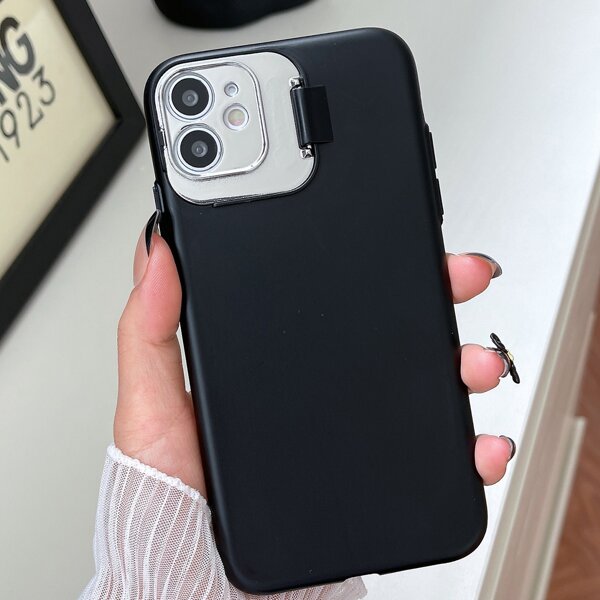 

Lens Protection Phone Case, Black